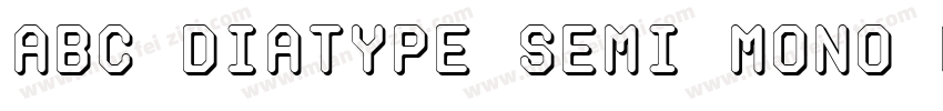 ABC Diatype Semi Mono Bold字体转换